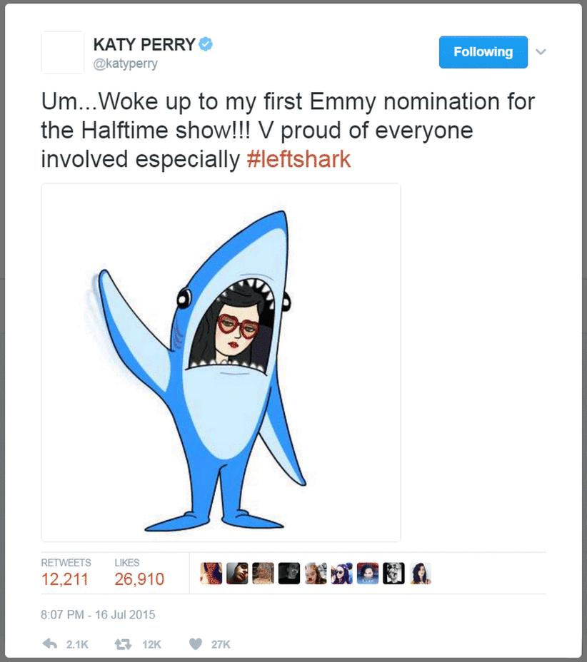 Katy Perry tweet