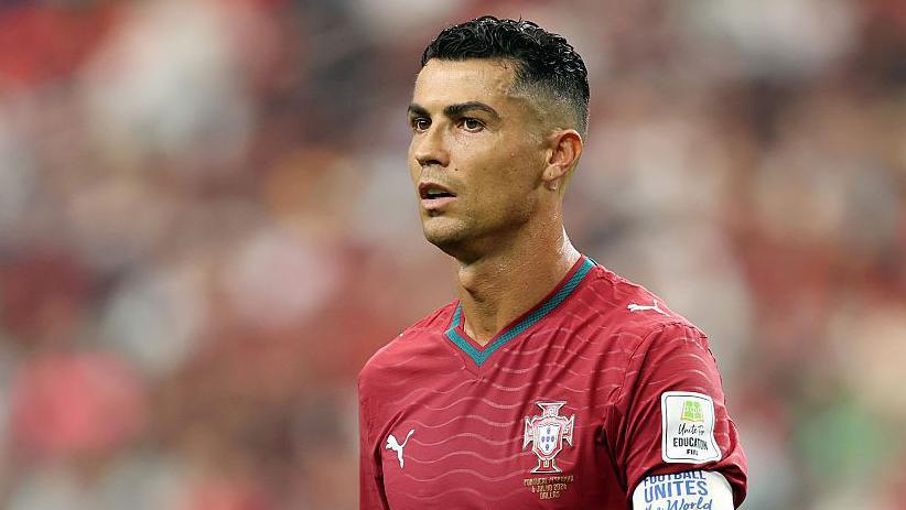 Cristiano Ronaldo in Portugal shirt