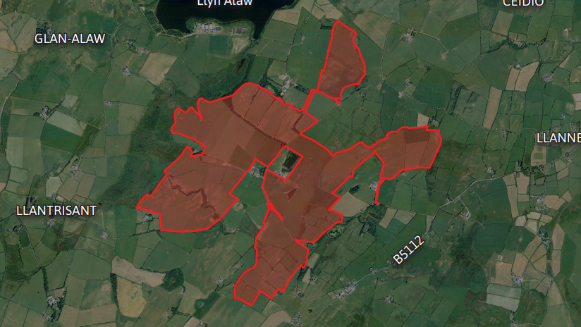 Map o gynlluniau Enso Energy