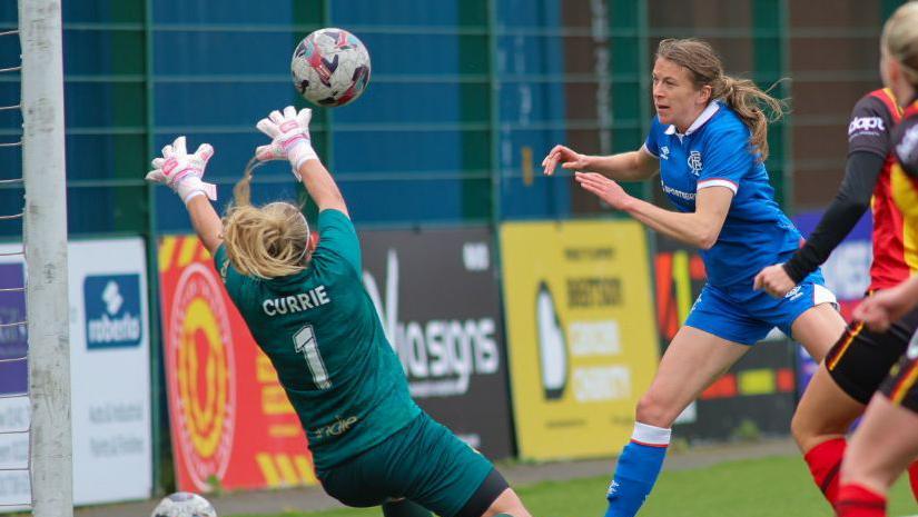 Laura Berry scored the winning goal for Rangers