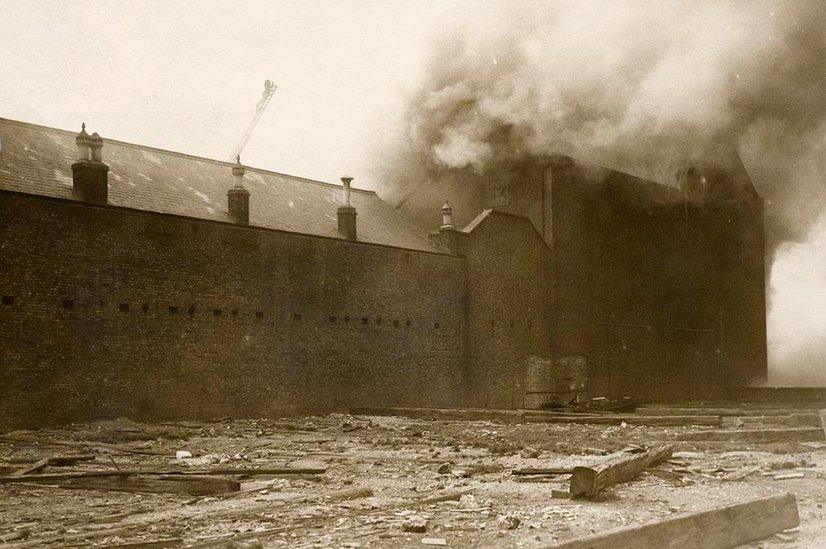 A view of Clowes Printing Works, Duke Street, Lambeth