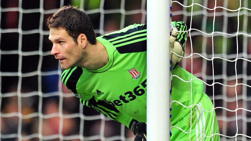 Stoke City goalkeeper Asmir Begovic