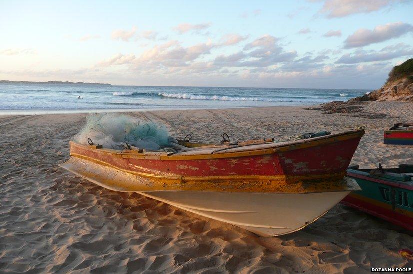 Boat on a beach