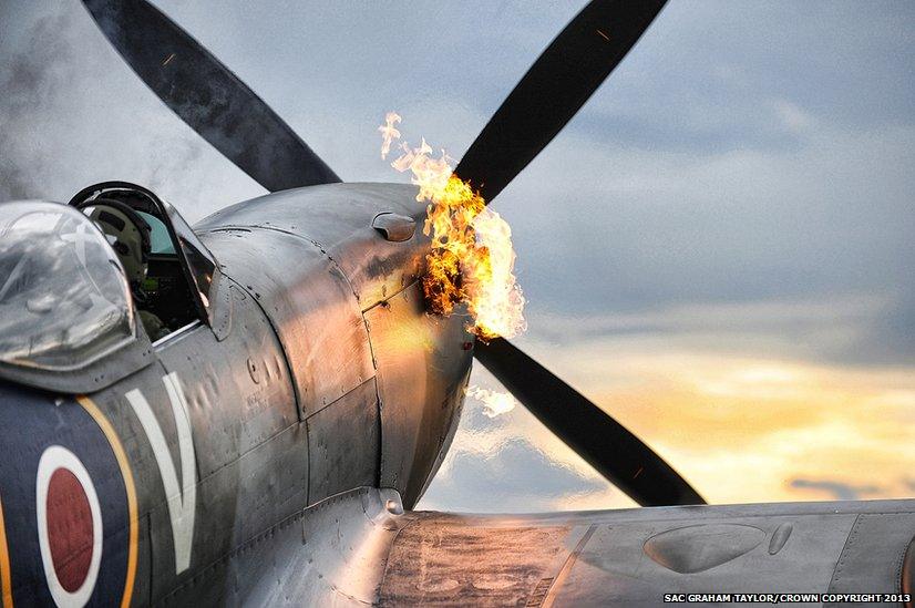 Spitfire TE311 of the Royal Air Force Memorial Flight