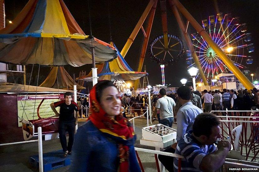 Fairground in Iran