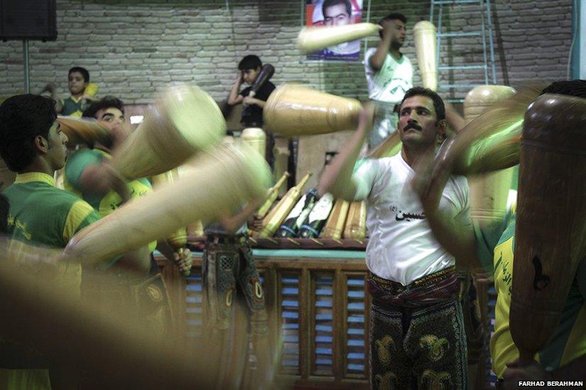 Dancers perform in Iran