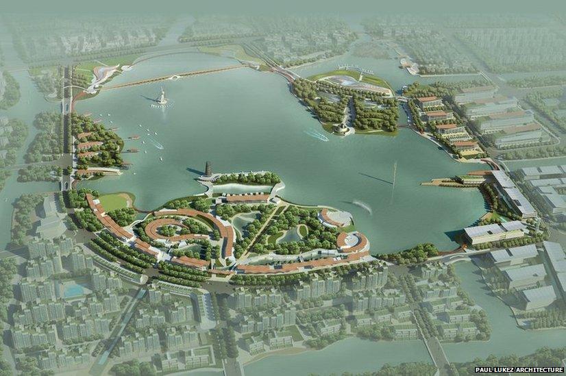 Paojiang Lake concept design