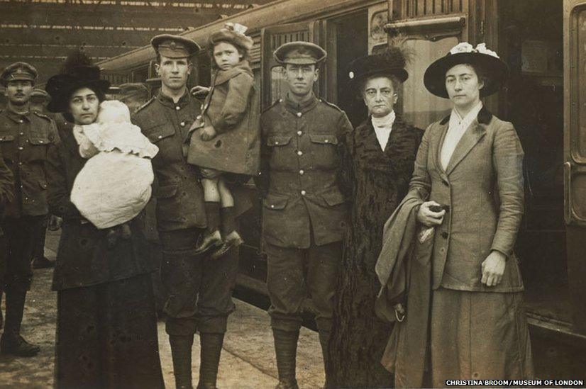 Soldiers from the Household Battalion