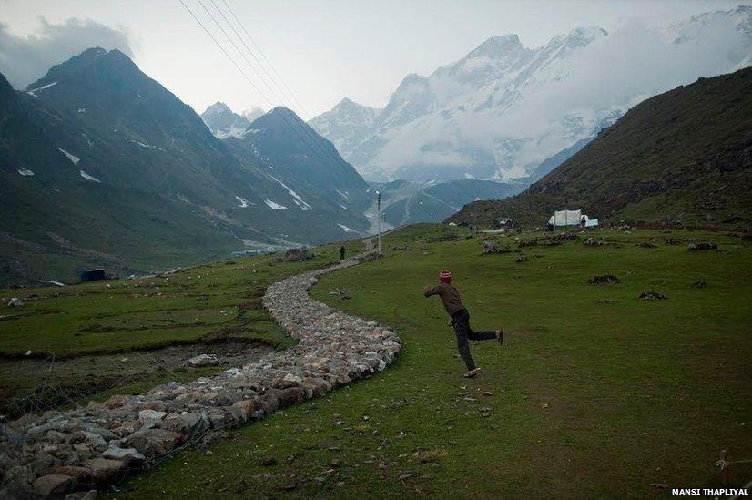 New pathway to Kedarnath temple