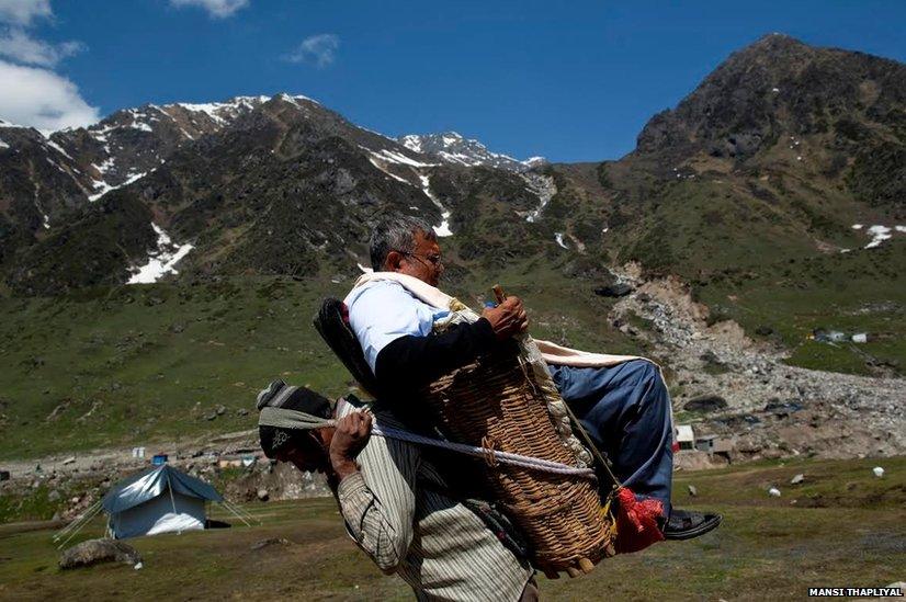 For centuries, pilgrims have flocked to the area drawn by the Hindu belief that it was here that deities such as Lord Shiva and Vishnu resided.