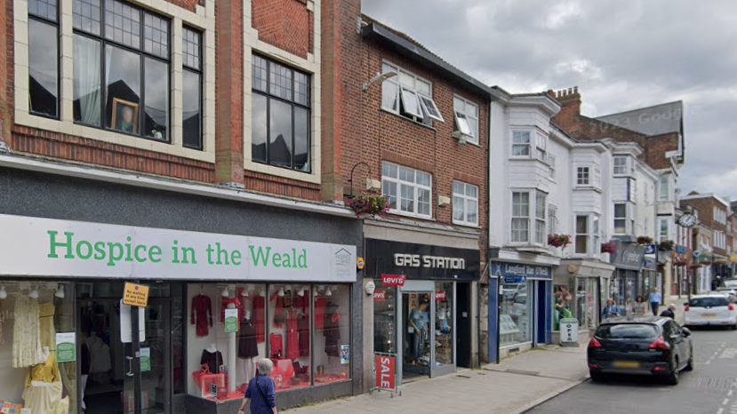 A view of Sevenoaks High Street