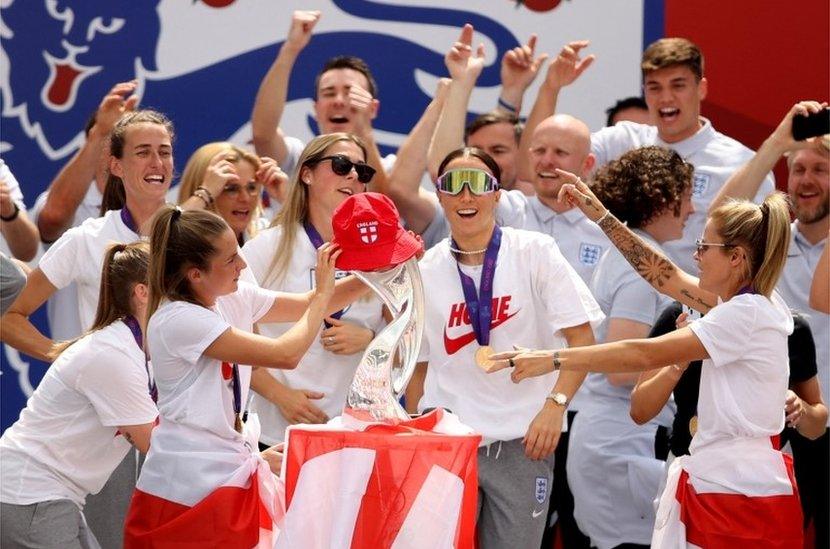 Women's Euro 2022 - England Victory Celebrations.