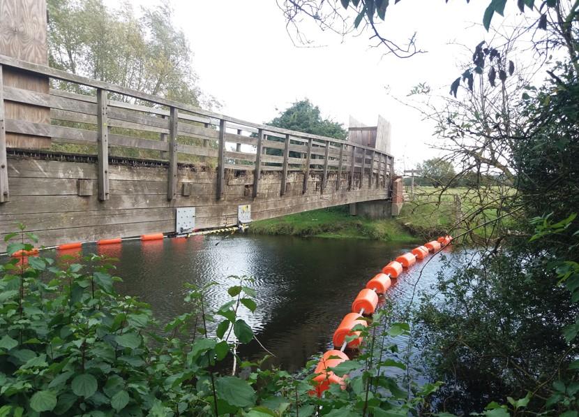 The old Fen Bridge in Suffolk