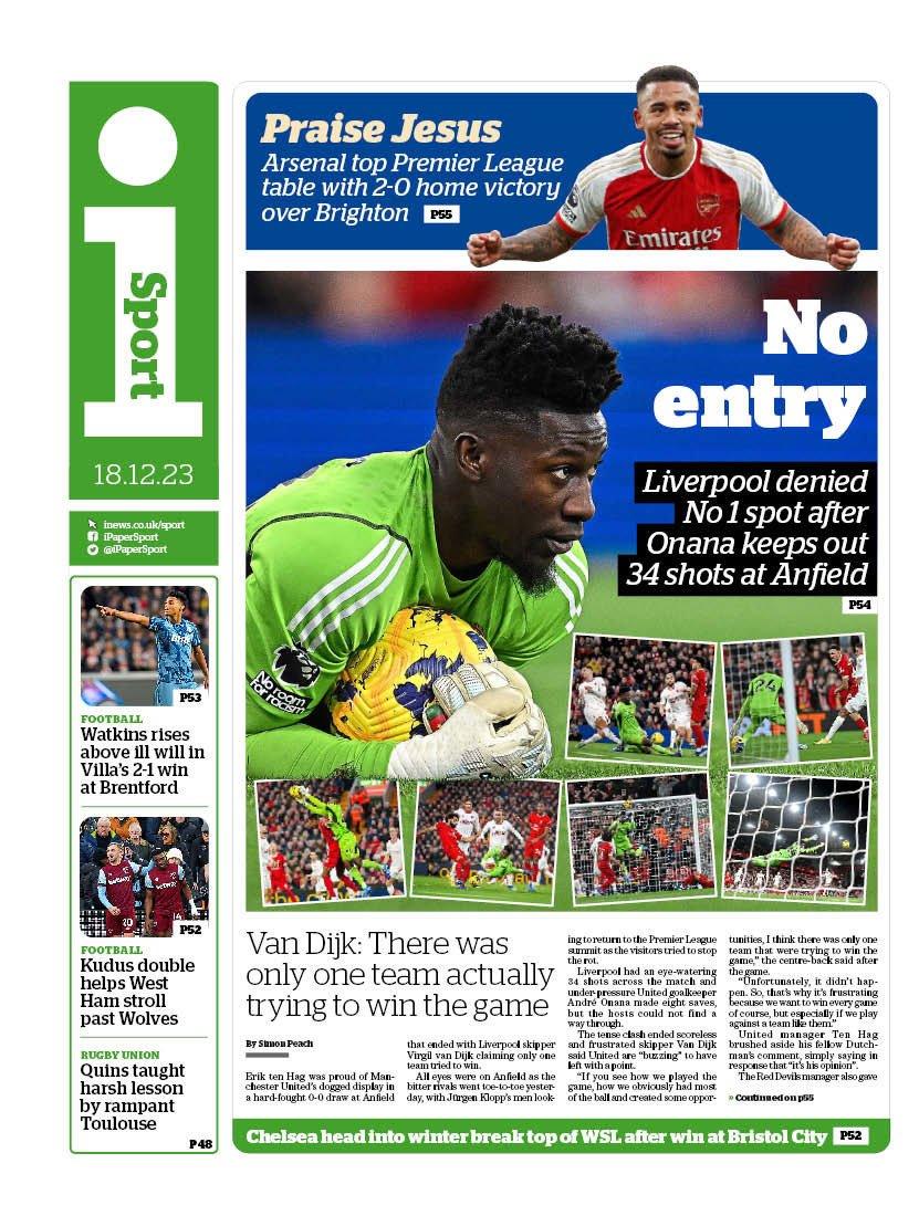 Back page of the I