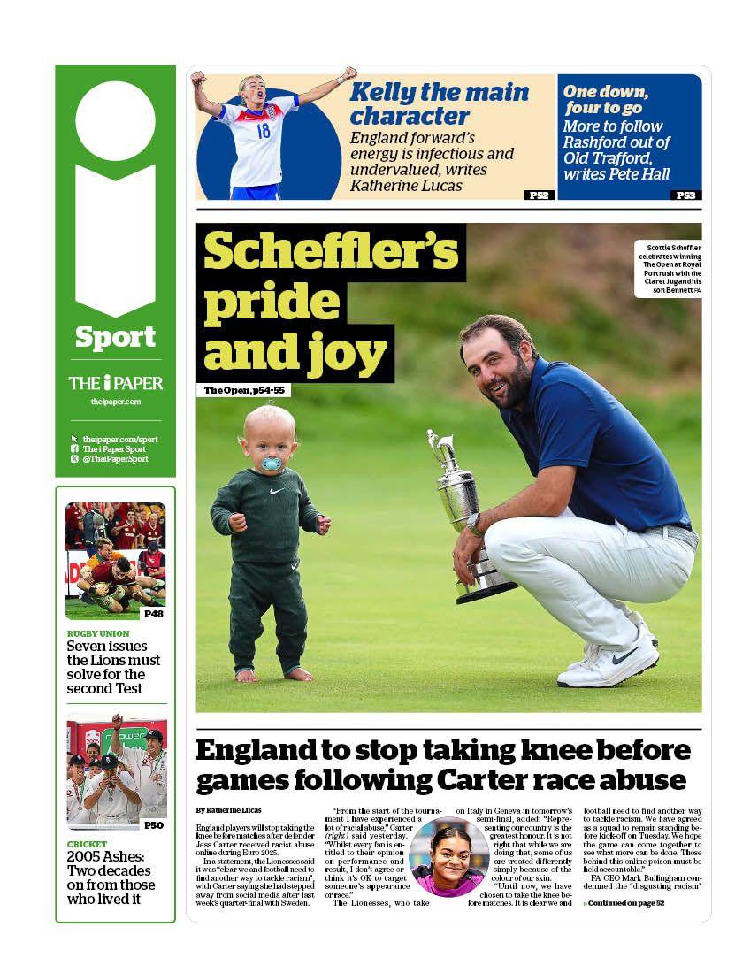 Monday's i paper