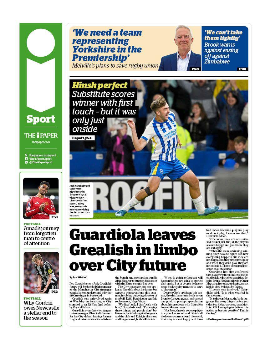 The I back page