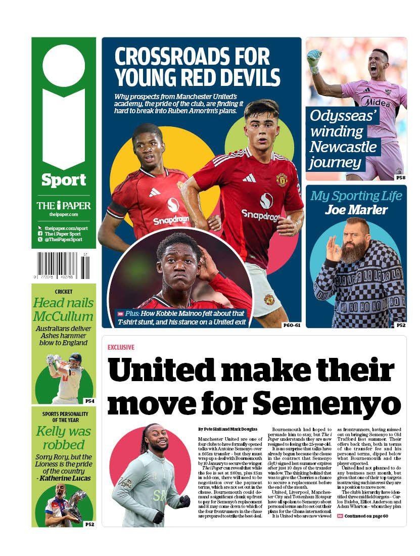 The i sports section