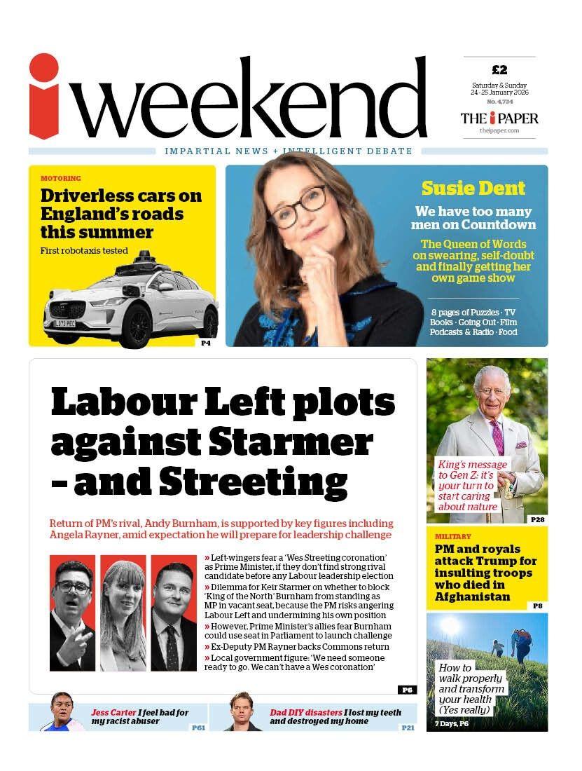 "E Majta Laburiste komploton kundër Starmer - dhe protestës në rrugë", shkruan titulli në faqen e parë të The i Paper.