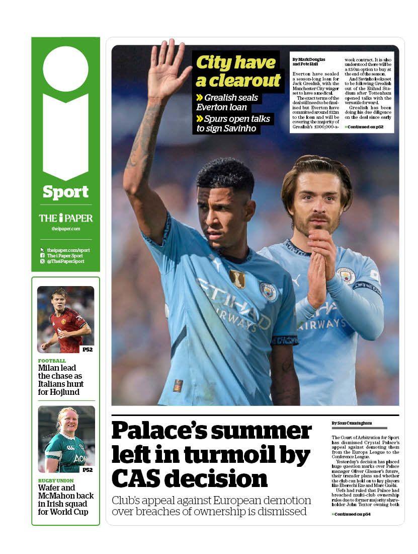 i Sport back page 