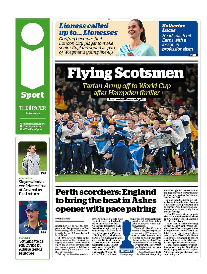 The i sports section