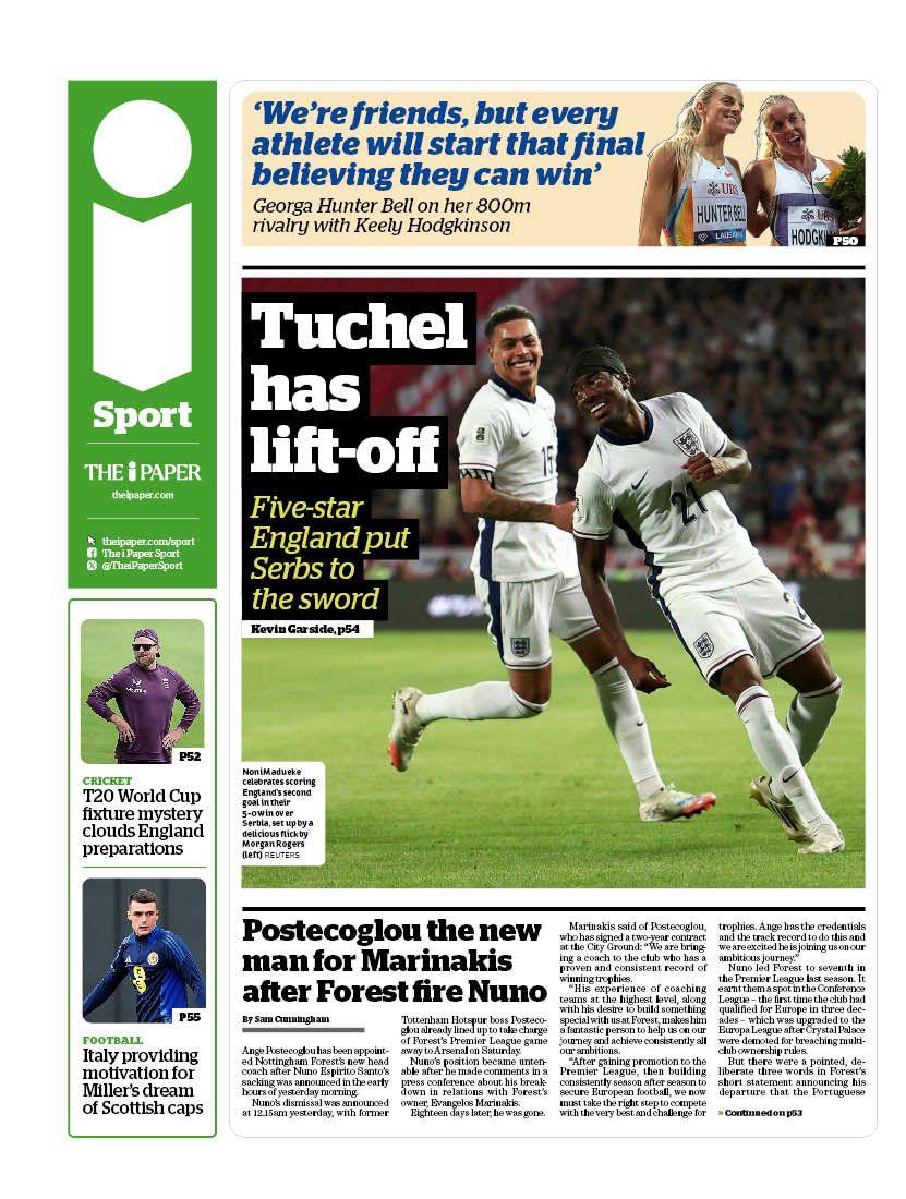 The I sports section