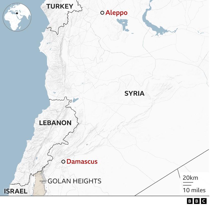 Syria map