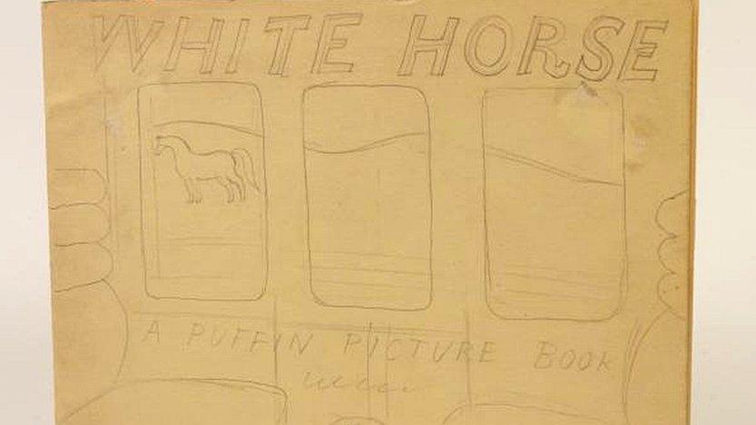 "White Horse," by Eric Ravilious, who was killed in World War II.