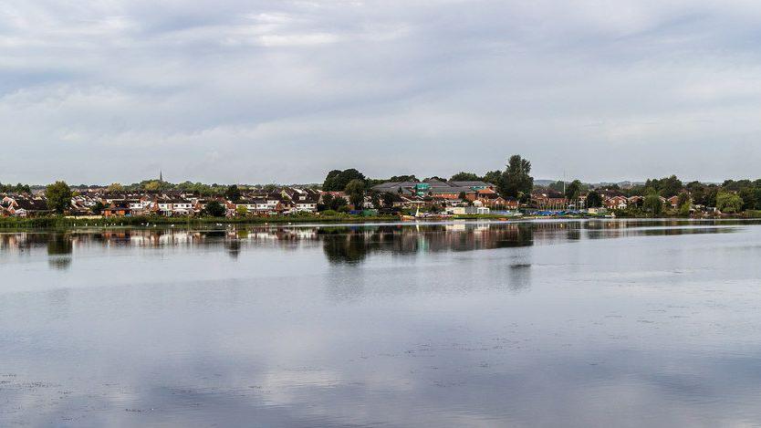 View looking across Scotman's Flash from the Leeds and Liverpool Canal.