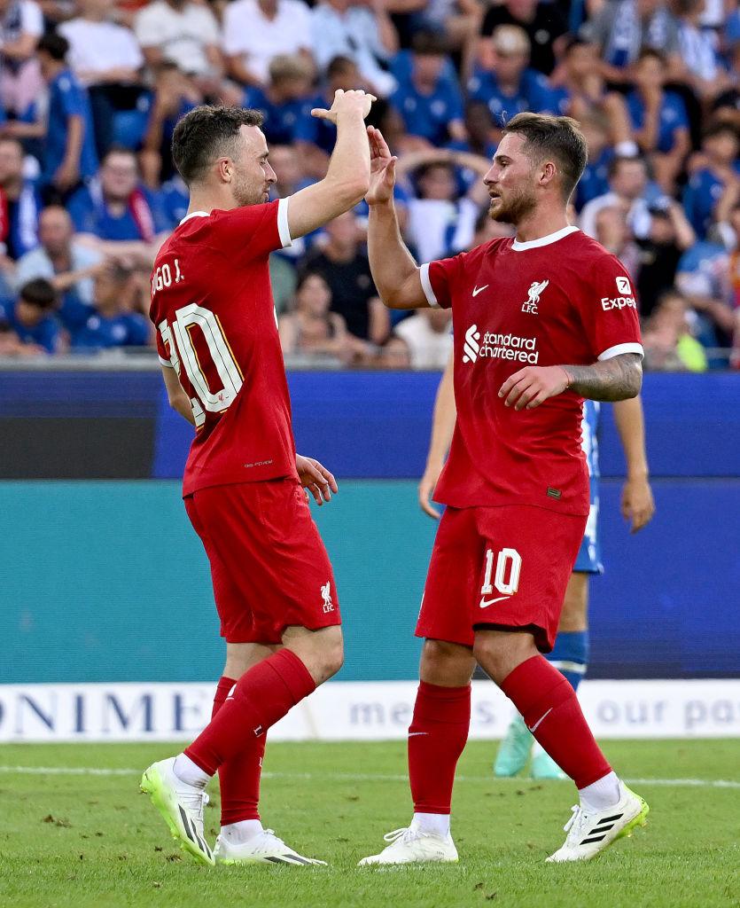 'Amazing' Mac Allister and Szoboszlai 'can see the passes' Jota BBC