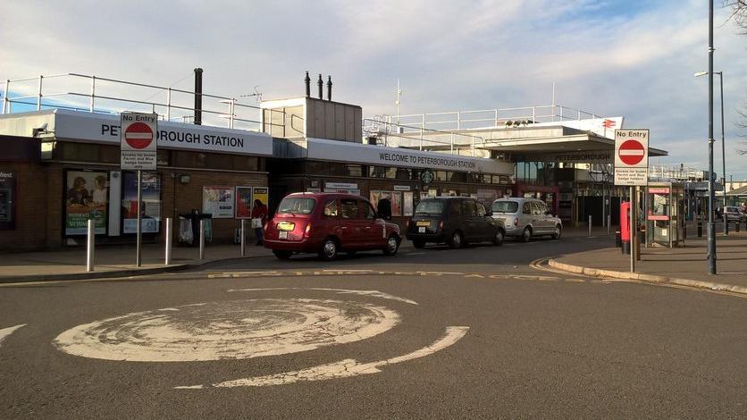 Peterborough station exterior