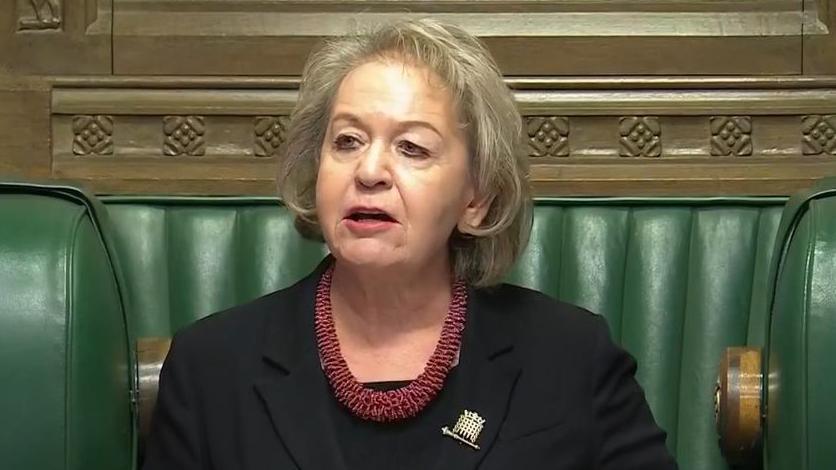 Dame Rosie Winterton in the Speaker's chair