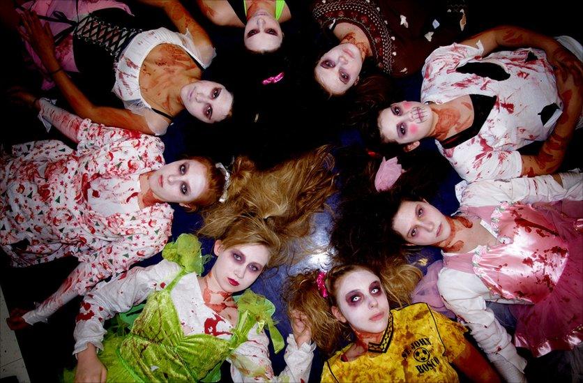 Dance team at Parkway North High