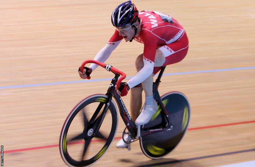 Melbourne 2006: Geraint Thomas' only Commonwealth medal to date was a bronze in the 40 km points race.