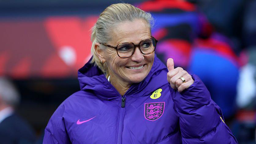 England coach Sarina Wiegan
