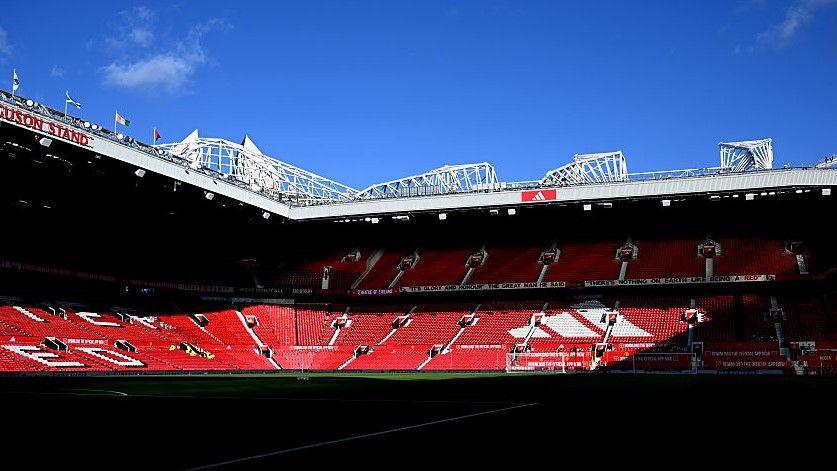 Manchester United's current Old Trafford stadium