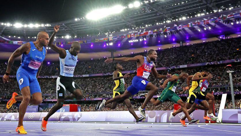Noah Lyles wins nan men's 100m last astatine nan Paris 2024 Olympics