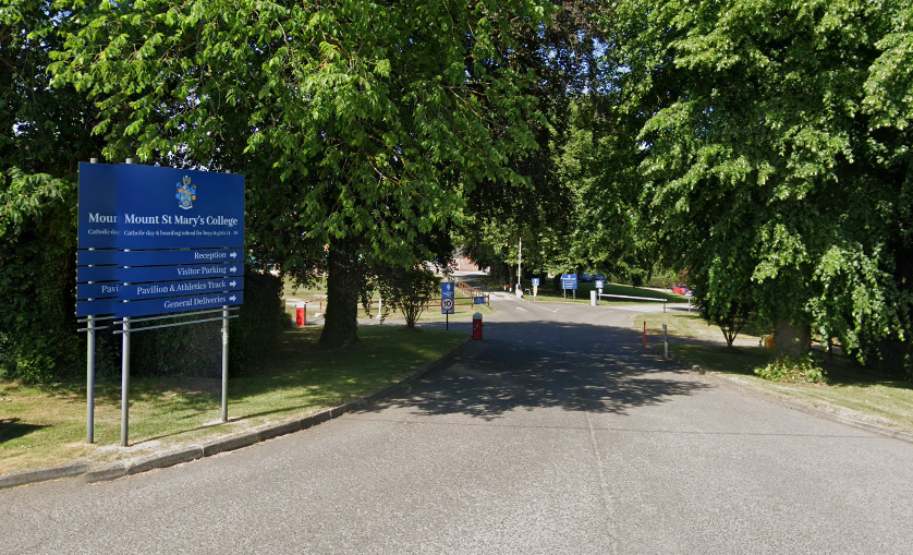 Entrance to Mount St Mary's