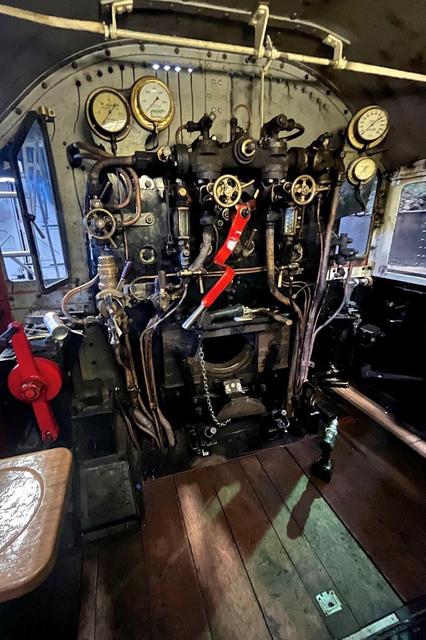 Interior of Carmyllie Pilot during its rebuild