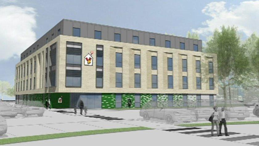 An artist's impression of how the new unit at the John Radcliffe would look