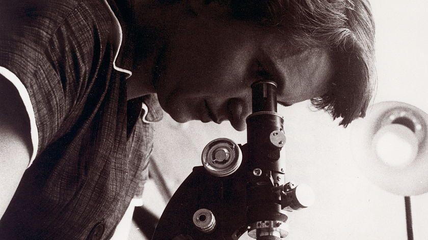 Rosalind Franklin at work