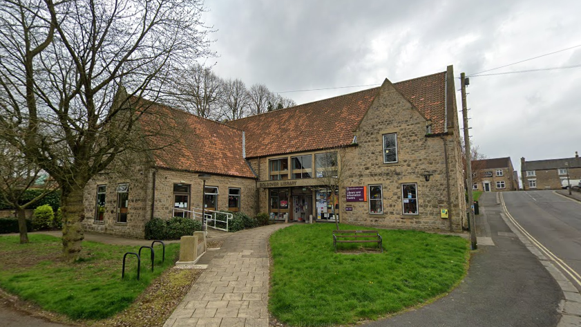 An google street view of Bolsover Library