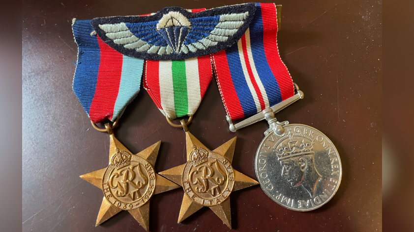 WW2 medals awarded to Mr MacKinnon Pattison 