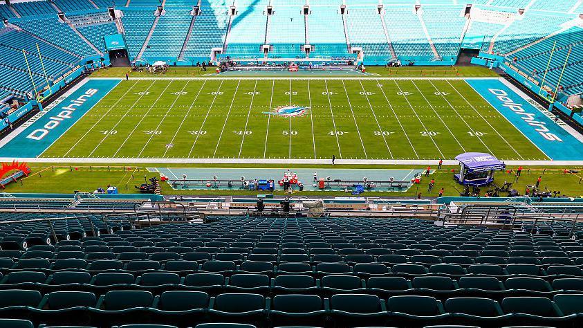 A general view of the Hard Rock Stadium