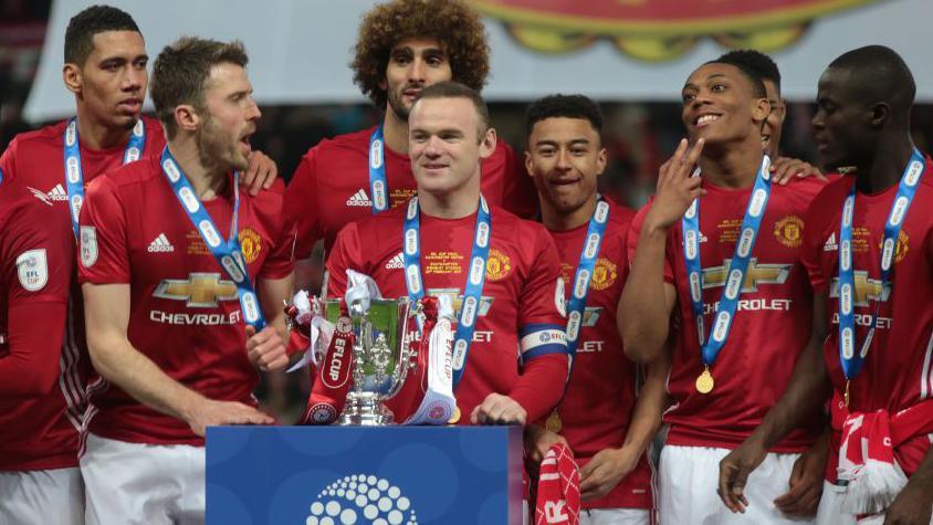 Manchester United with EFL Trophy