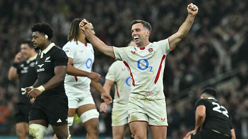 George Ford celebrates