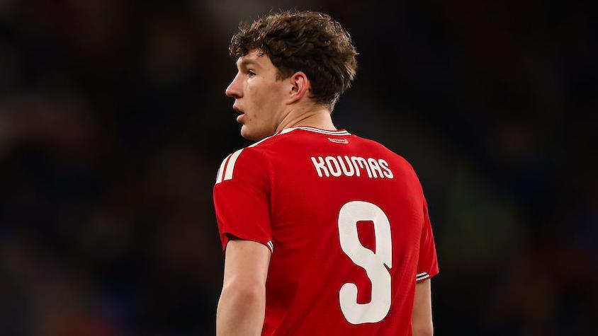 Wales forward Lewis Koumas