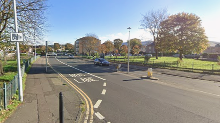 A general view of Stenhouse Drive on a sunny morning.
