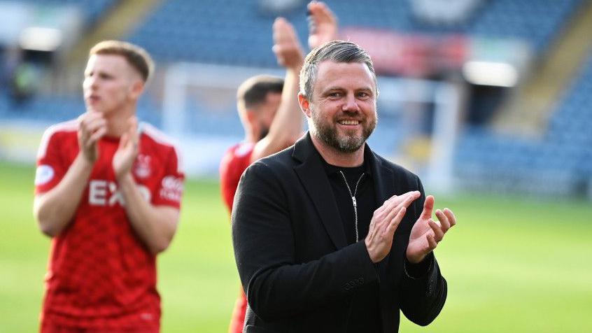 Aberdeen manager Jimmy Thelin