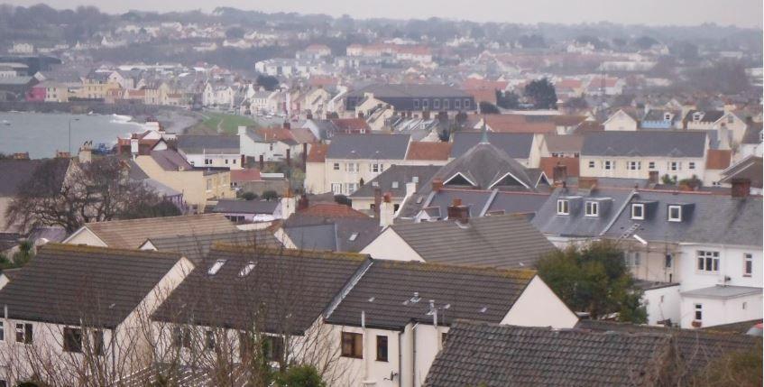 House rooves in Guernsey