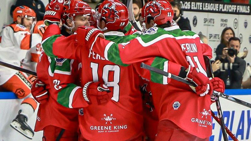 Cardiff Devils celebrate